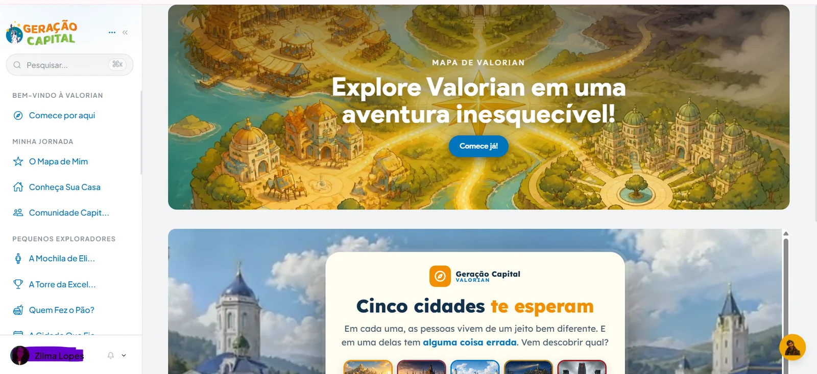Área dos Exploradores de Valorian