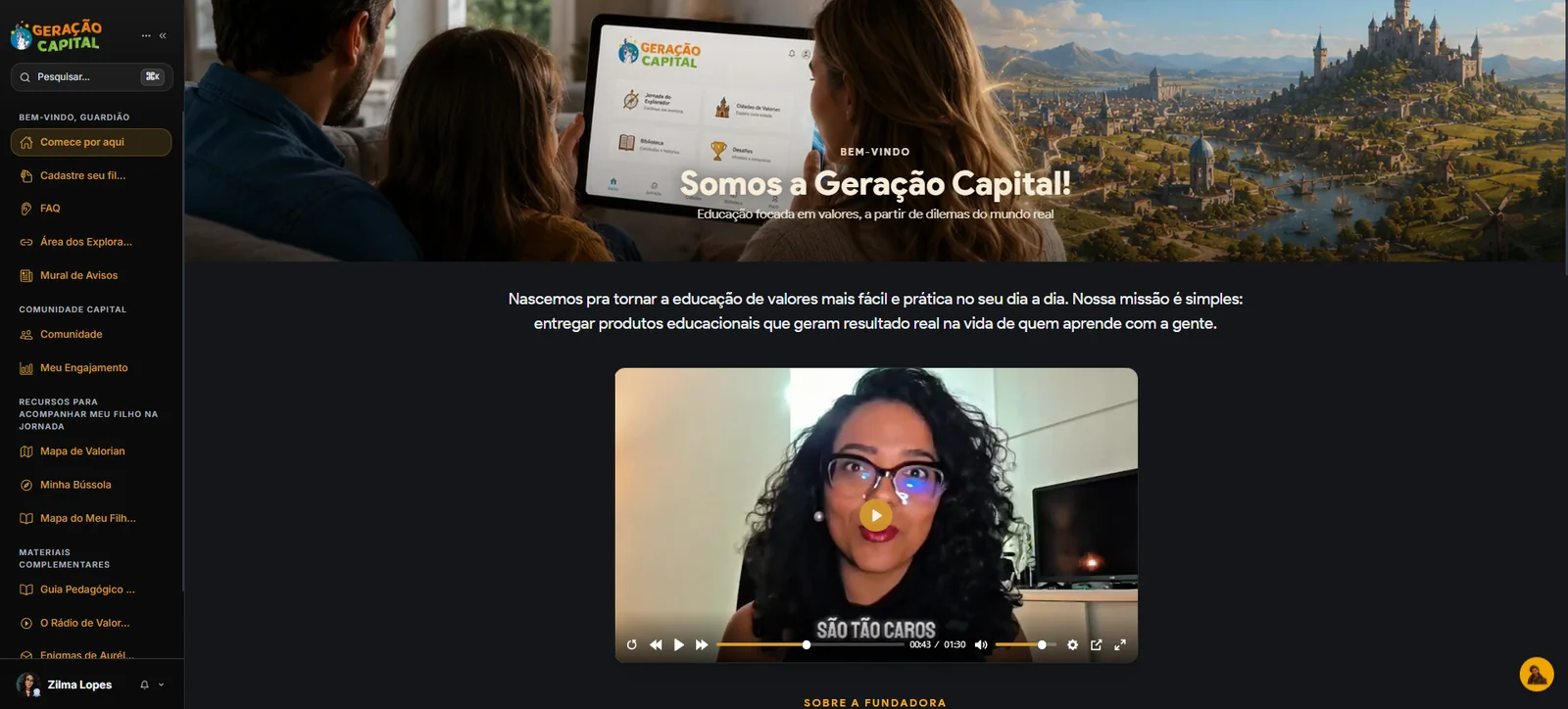 Área do Guardião da Jornada